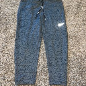 NEVER WORN Nike Running Leggings Cropped (Gray)